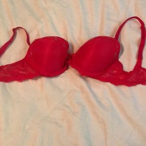 Victoria’s Secret Red Lace Bra 34D